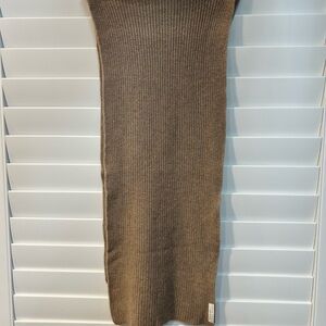 Brown Knit Scarf